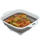 2 of 4:Passoire pliable Home Basics, grise 