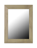1 of 3:Home Basics Contemporary Rectangle Wall Mirror, Natural 