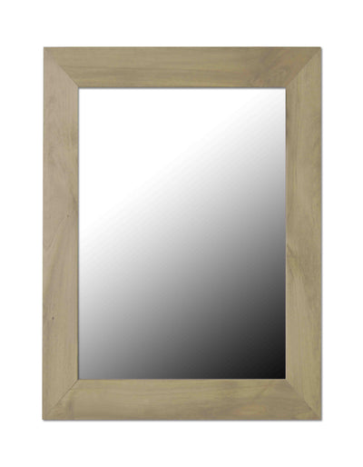 1 of 3:Home Basics Contemporary Rectangle Wall Mirror, Natural 