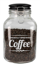 1 of 3:Home Basics Glass Jar with Ceramic Flip Lid Top 