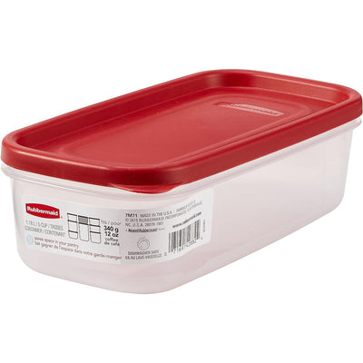 6 of 7:Almacenamiento de alimentos secos Rubbermaid, base transparente para 5 tazas 