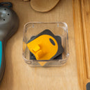 6 of 8:Home Basics 3 x 3 x 2 Plastic Drawer Organizer with Rubber Liner 