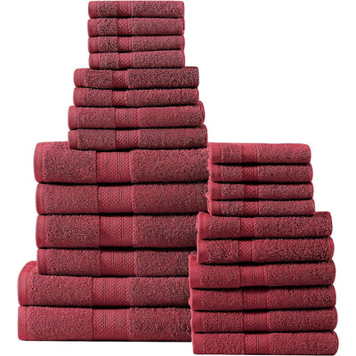 7 of 40:Ensemble de serviettes 24 pièces 100 % coton Casa Platino 