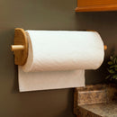 2 of 3:Home Basics Bamboo Wall Mount Paper Towel Holder, Natural 