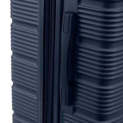 4 of 9:G-Force 3 Piece Expandable Rolling Luggage Set in Navy 3 Piece Set Includes Sizes 20