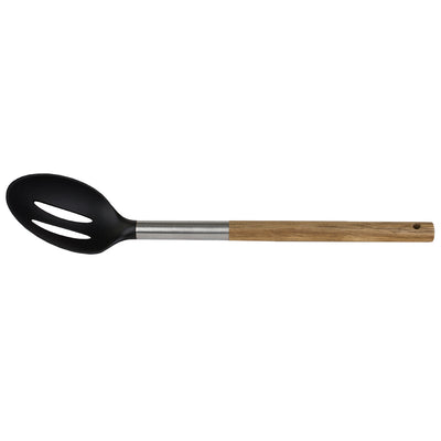 2 of 3:Home Basics Winchester Collection Scratch-Resistant Rubber  Slotted Spoon, Natural 