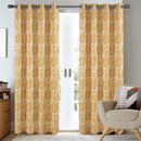 2 of 5:Breanne Floral Jacquard Grommet Window Panel, 54x84 Inches 