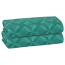 2 of 24:PREMIUS 2-Pack Geo 100% Cotton Yarn Dyed Hand Towel, 16x28 Inches 