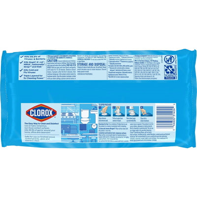 3 of 9:Clorox Toallitas desinfectantes, toallitas de limpieza sin lejía, limón crujiente, 75 unidades 