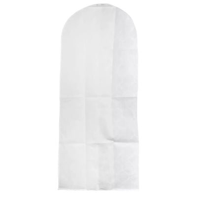 3 of 4:Home Basics Arabesque Non-Woven Dress Bag with Clear Window, White 