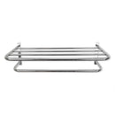 2 of 6:Home Basics Estante de baño de pared con barra para toallas 