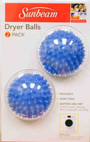 1 of 2:Sunbeam Plastic Dryer Balls, (Pack of 4), Blue 