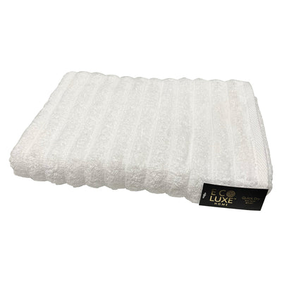 3 of 3:Serviette de bain en coton côtelé ECO LUXE, 30 x 54 pouces 