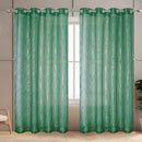 5 of 7:Martina Embossed Metallic Sheer Grommet Window Panel, 55x90 Inches 