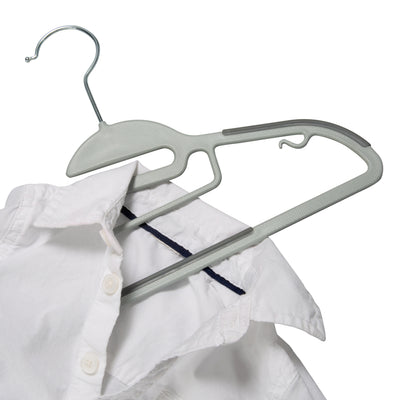 4 of 4:Paquete de 12 perchas para collar Saver Ultimate de Simplify Kids en gris claro 
