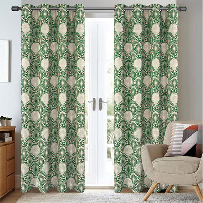 2 of 6:Jewel Rising Sun Jacquard Grommet Window Panel, 54x84 Inches 
