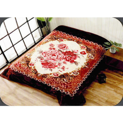5 of 15:Couverture en microvison HIYOKO Floral Dream, Queen 