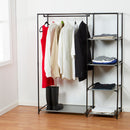 4 of 4:Armoire de rangement autoportante Home Basics avec étagères, gris 