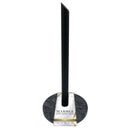 1 of 1:PREMIUS Paper Towel Holder With Black Marble Base and Acacia Stem 