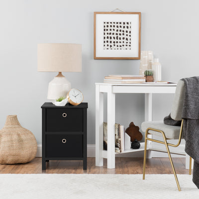 2 of 8:EZ Home Solutions ™ Foldable Furniture 2 Drawer Night Stand 22