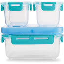 3 of 5:Rubbermaid LunchBlox Leak-Proof Snack Kit, Small, Blue-Clear 