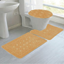 6 of 9:Jenny 3-Piece Diamond Plush Oversized Non-Slip Bath Rug Set 