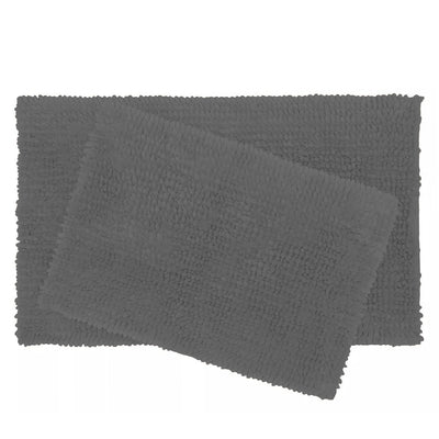 2 of 11:Ensemble de 2 tapis de bain en chenille Premius Chicago, 50 x 81 cm, 43 x 61 cm 