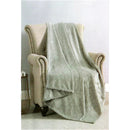 1 of 1:Paisley Embossed Plush Throw Blanket, Grey, 50x60 Inches 