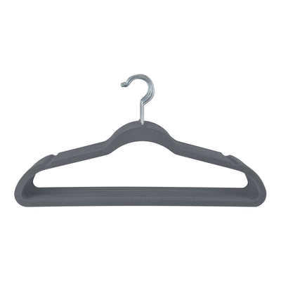 1 of 4:Simplify 25 Pack Slim Velvet Suit Hangers in Grey 