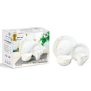 2 of 4:Vajilla de cerámica PREMIUS de 16 piezas, porcelana resistente al calor 