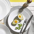 4 of 5:Ensemble d'assiettes blanches Corelle Winter Frost, 26,7 cm, 6 pièces 