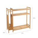 4 of 4:Neu Home Bamboo Shoe Rack with Umbrella Stand 