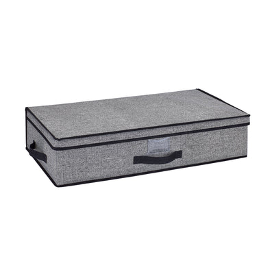 2 of 3:Simplify Under the Bed Storage Box in Black 