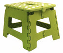 1 of 1:Home Basics Taburete Plegable Pequeño de Plástico con Puntos Antideslizantes, Verde 