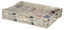 1 of 2:Home Basics Paris Collection 12 Pair  Under-the-Bed Shoe Box, Natural 