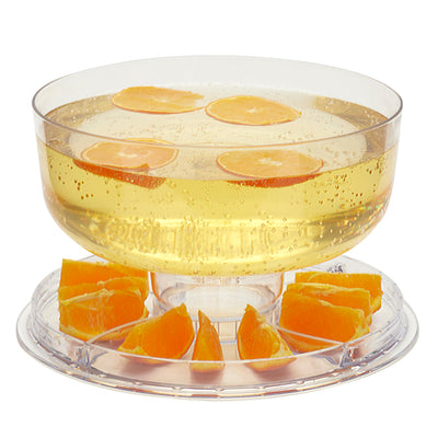 3 of 4:Home Basics Multi-Function Cake Plate, Clear 