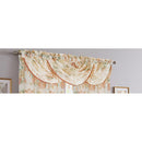 5 of 24:Gwen Dahlia Foil Sheer Rod Pocket Window Panel and Valance Treatments 