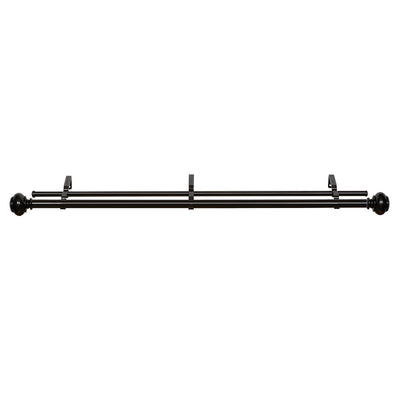 1 of 2:Buono II Decorative Double Rod & Finial Brenner 72-144 