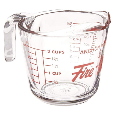 1 of 5:Tasse à mesurer en verre Anchor Hocking Fire-King, 16 onces 