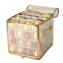 1 of 4:Simplify 64-Count Ornament Organizer in Gold 