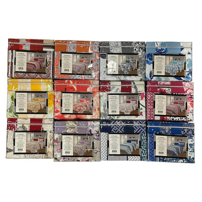 6 of 8:Parure de draps en microfibre infroissable PREMIUS Supreme Collection, imprimés assortis 