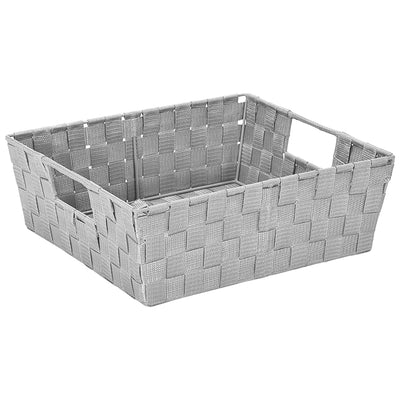 1 of 2:Simplify 2 Pack Large Storage Shelf Tote in Heather Grey 