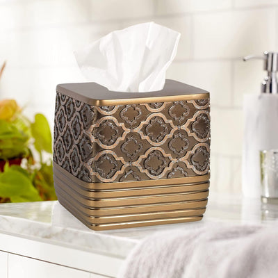 22 of 38:Ensemble de décoration de salle de bain complet avec barre de douche populaire, doré, vendu séparément 
