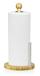 1 of 4:Home Basics Bamboo Paper Towel Holder, Natural, 6.6x13 Inches 