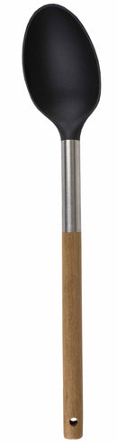 1 of 3:Home Basics Winchester Collection Scratch-Resistant Rubber Solid Spoon, Natural 