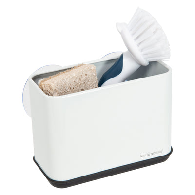 2 of 4:Kitchen Details Suction Sink Caddy in White 