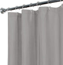 1 of 1:Hotel Water Repellent Fabric Shower Curtain Liner, Gray, 70x72 Inches 