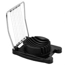 2 of 4:Coupe-œufs multifonction Home Basics en fil d'acier inoxydable et plastique, noir 