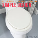10 of 14:PREMIUS Wood Toilet Seat, Standard Round, 17 Inches 