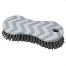 1 of 4:Home Basics Chevron Multi-Purpose Plastic Scrub Brush, Grey 